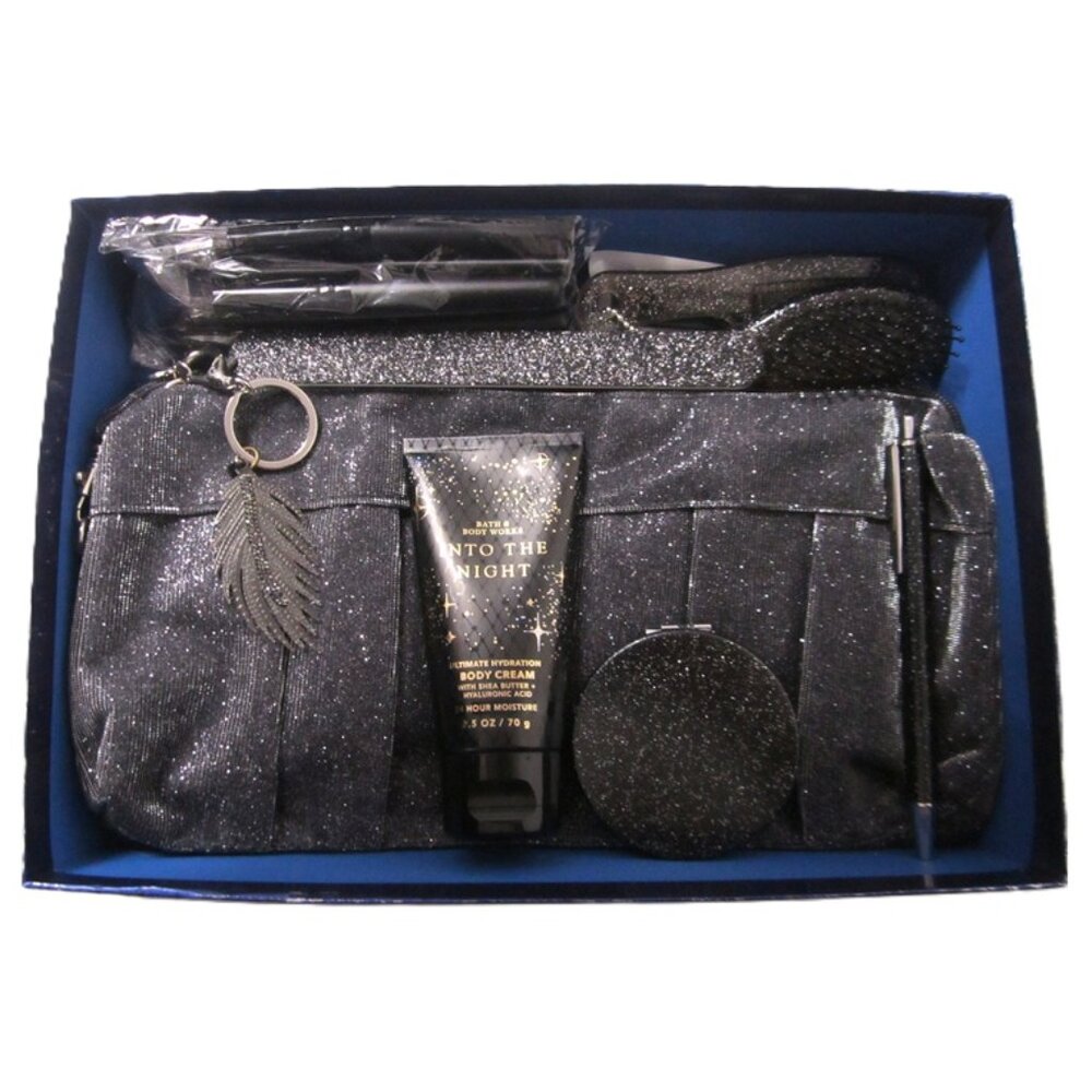 Wristlet Bag Mirror Brush Comb Keychain Pen File Clipper Brushes Bath Body Works